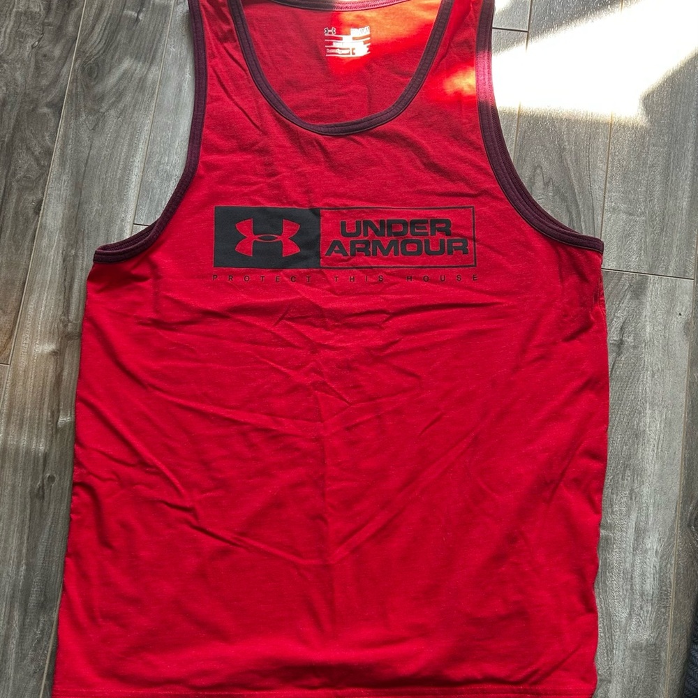 Under Armour Burgundy Tank Top